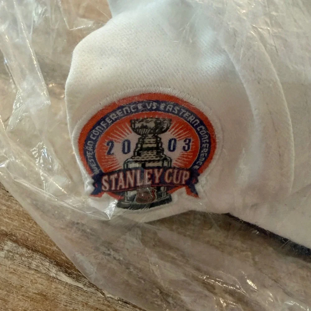 Nike New Jersey Devils 2003 Stanley Cup Champions Hat White Locker Room Cap NHL